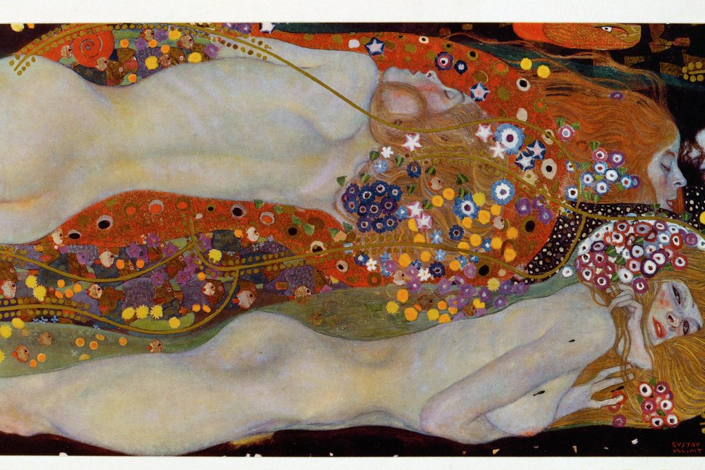 Water Serpents II by Gustav Klimt