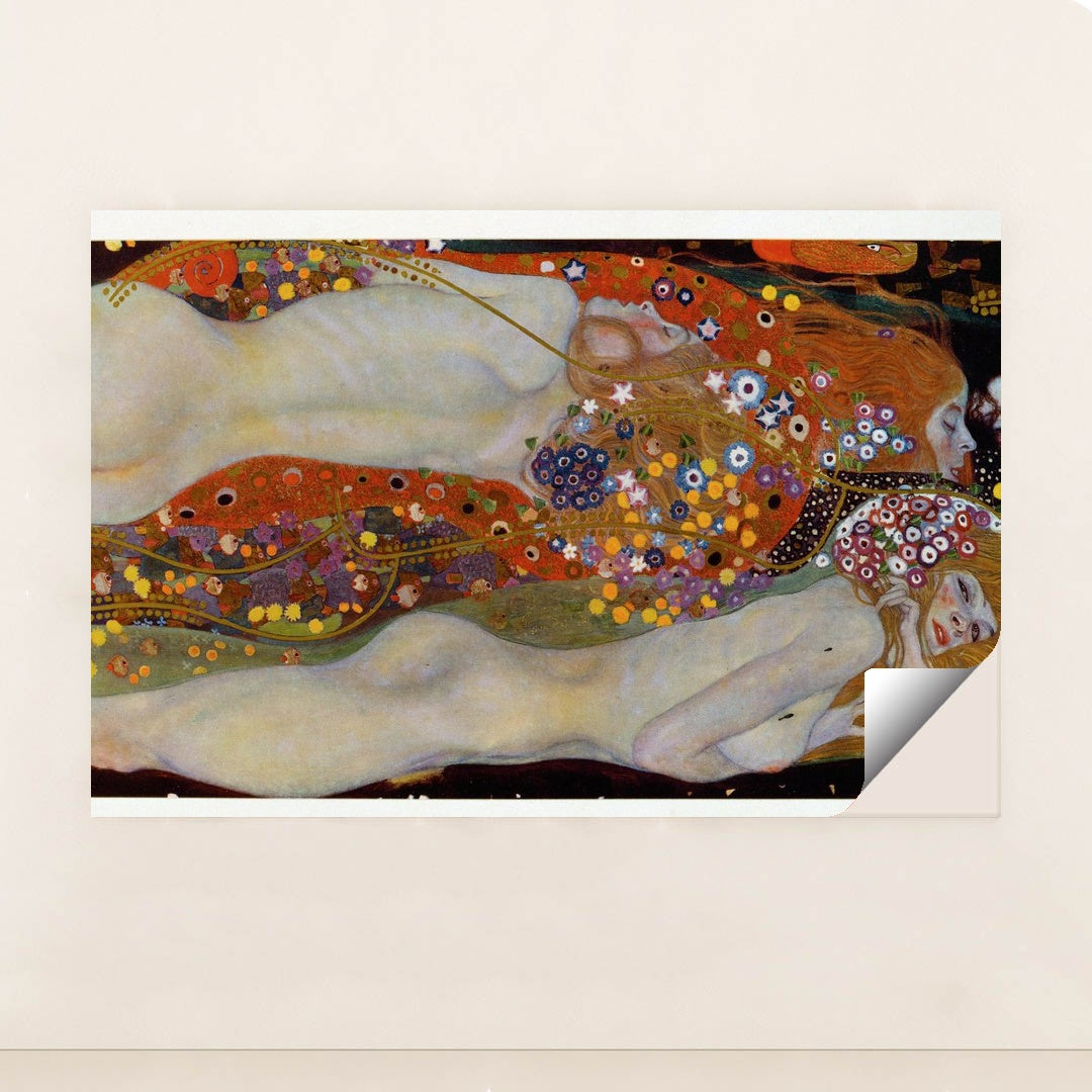 Water Serpents II by Gustav Klimt - Peeliez