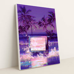 Waveform Memory by Remi Kaze - White Frame Stretchiez