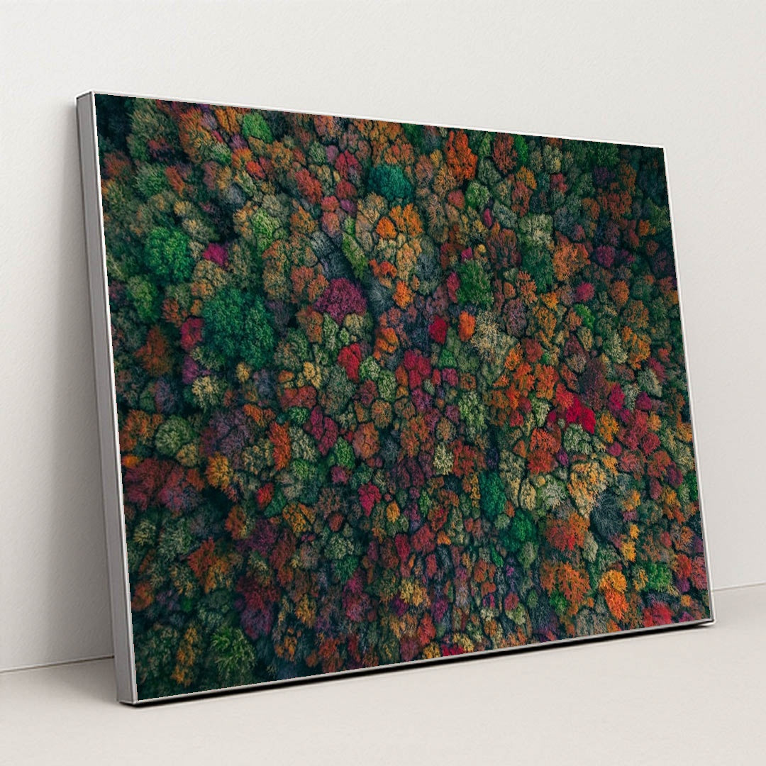 When Trees Remember Summer by Martin Sanchez - Silver Frame Stretchiez