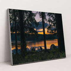 Where the Light Sleeps by Andreas Ronningen - Silver Frame Stretchiez