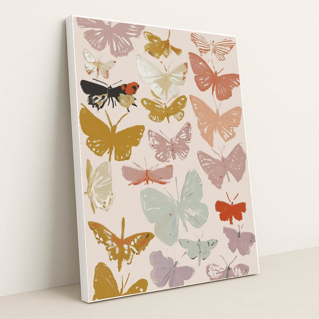 Wings of the Meadow by Anna Stone - White Frame Stretchiez