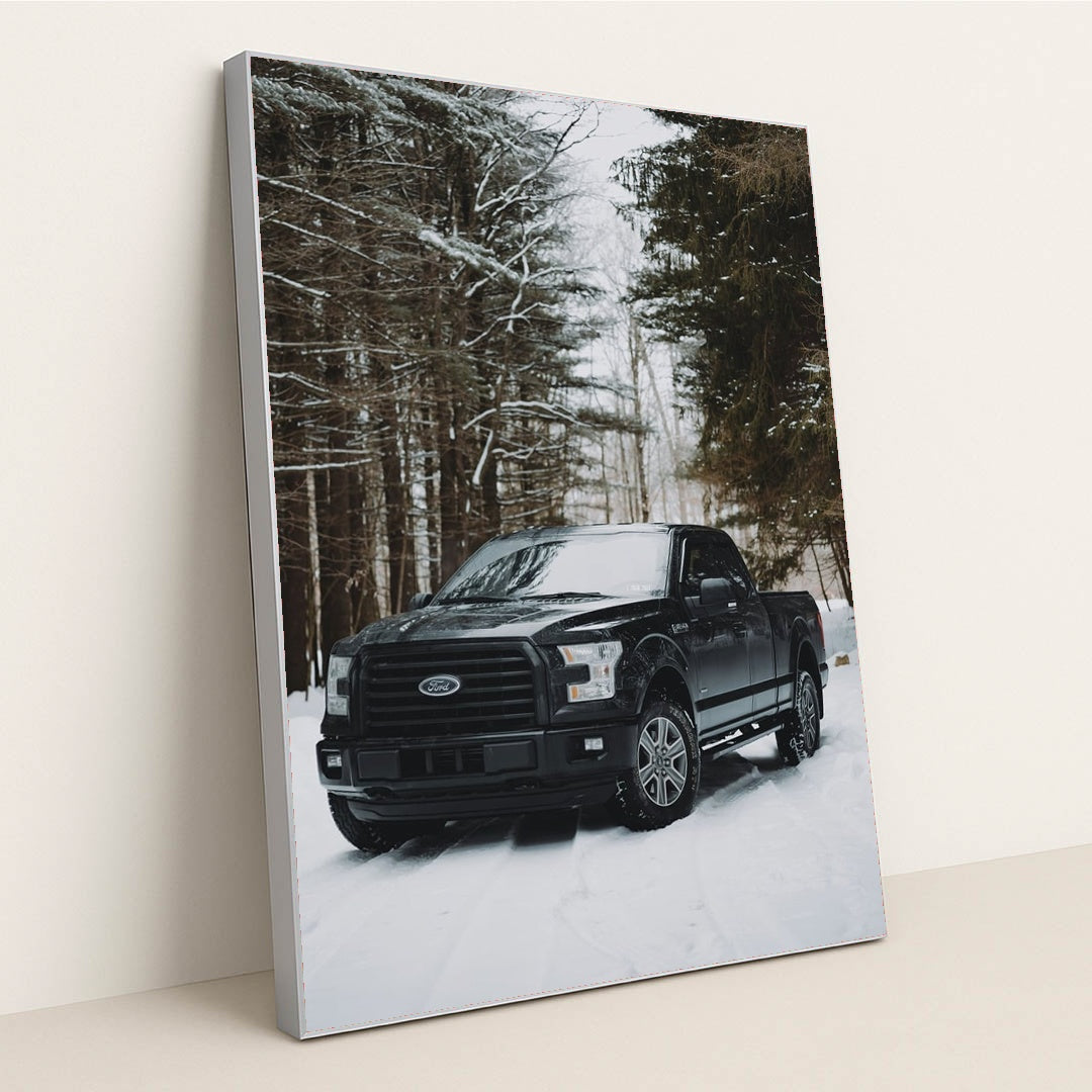 Winter Haul by Jason Pischke - Silver Frame Stretchiez