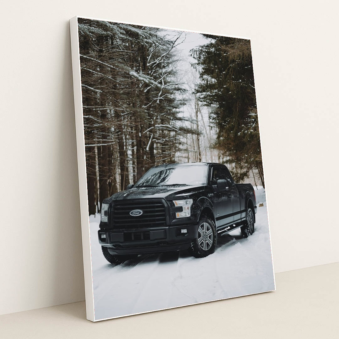 Winter Haul by Jason Pischke - White Frame Stretchiez