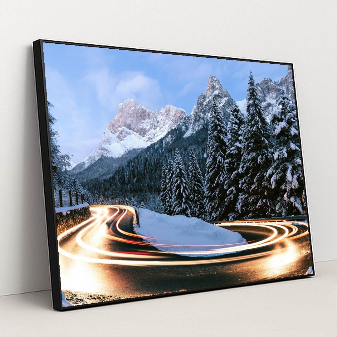 The Trace We Leave Behind by Federico Beccari - Black Frame Stretchiez