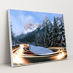 The Trace We Leave Behind by Federico Beccari - White Frame Stretchiez
