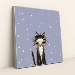 Winter Paws by Anna Stone - Silver Frame Stretchiez