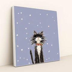 Winter Paws by Anna Stone - White Frame Stretchiez