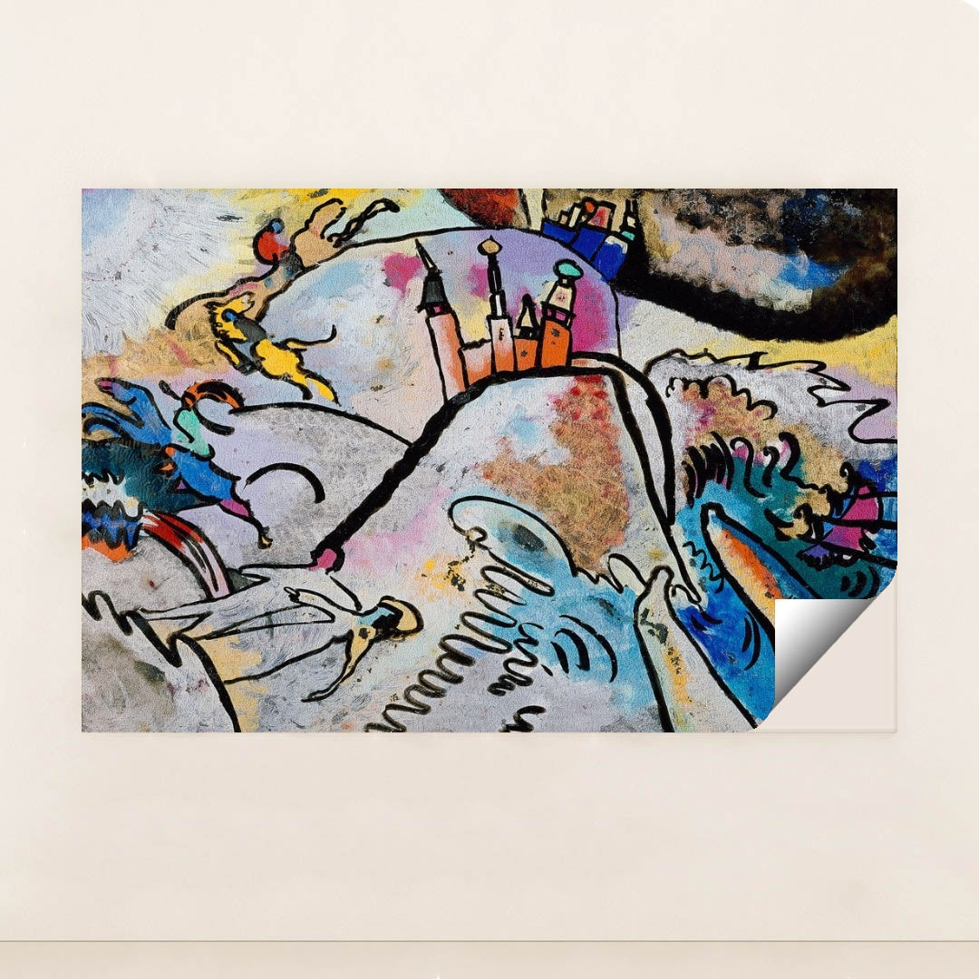 With sun (1911) by Wassily Kandinsky - Peeliez