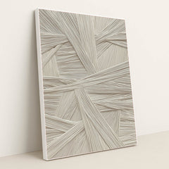 Woven in Beige by Celeste - White Frame Stretchiez