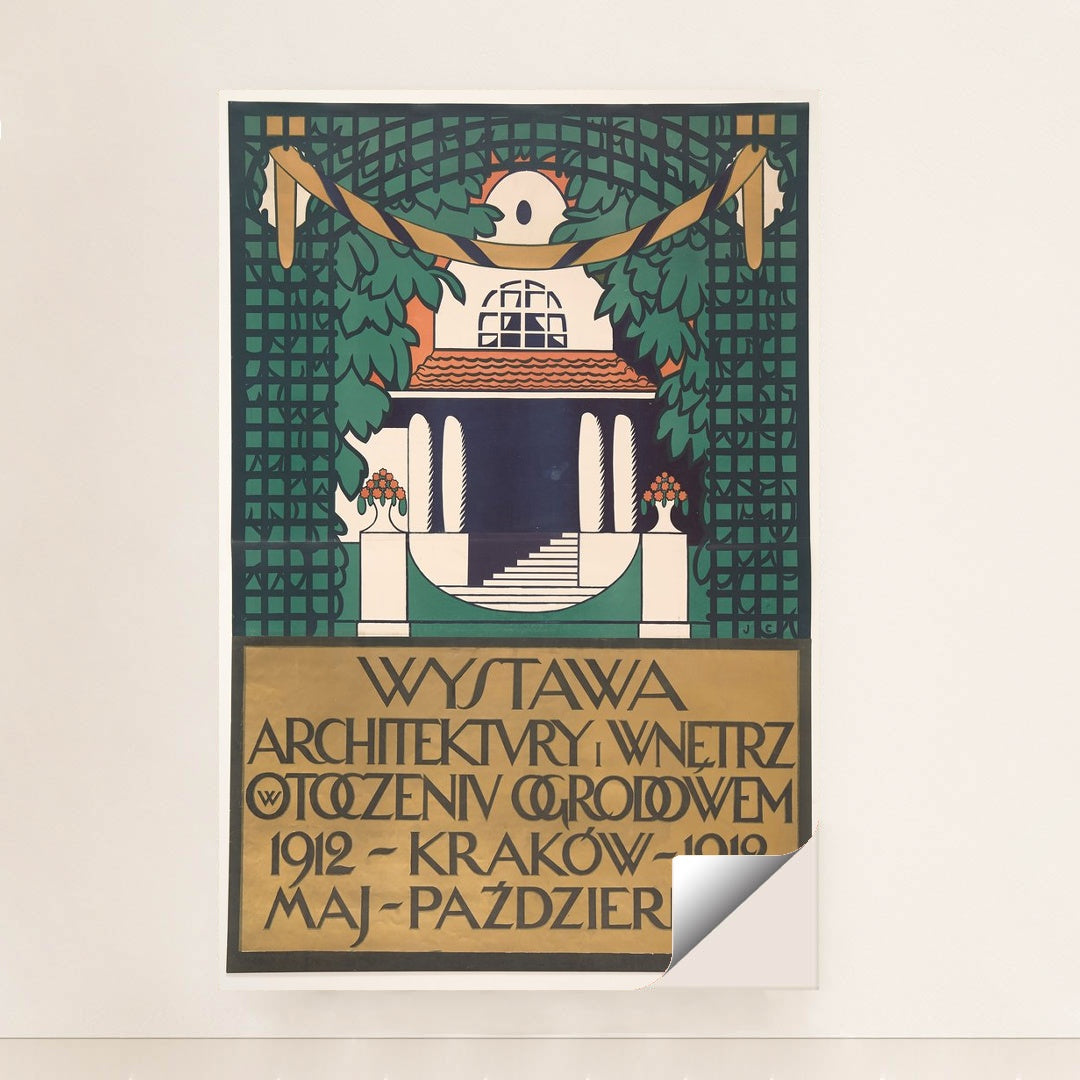Wystawa architektury i wnętrz w otoczeniu ogrodowem (1912) by Józef Czajkowski - Peeliez