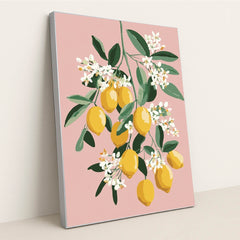 Yellow Lemon Drops by Melissa King - Silver Frame Stretchiez
