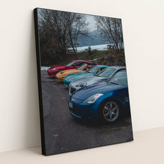 Z Lineup in the Cold by Wassim Chouak - Black Frame Stretchiez