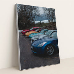 Z Lineup in the Cold by Wassim Chouak - Silver Frame Stretchiez