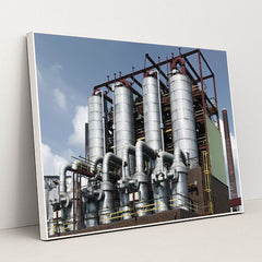 Zollverein Coal Mine: Industrial Icon by Wolfgang Weiser - White Frame Stretchiez
